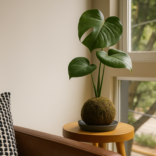 Kokedama Monstera Deliciosa